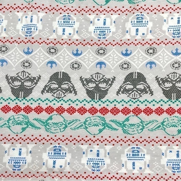 Star Wars Women’s Large Christmas Family Pajamas Set Sleepwear Nightwear - Picture 10 of 12